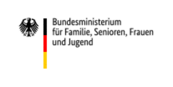 Logo des Bundesministeriums für Familie, Senioren, Frauen und Jugend